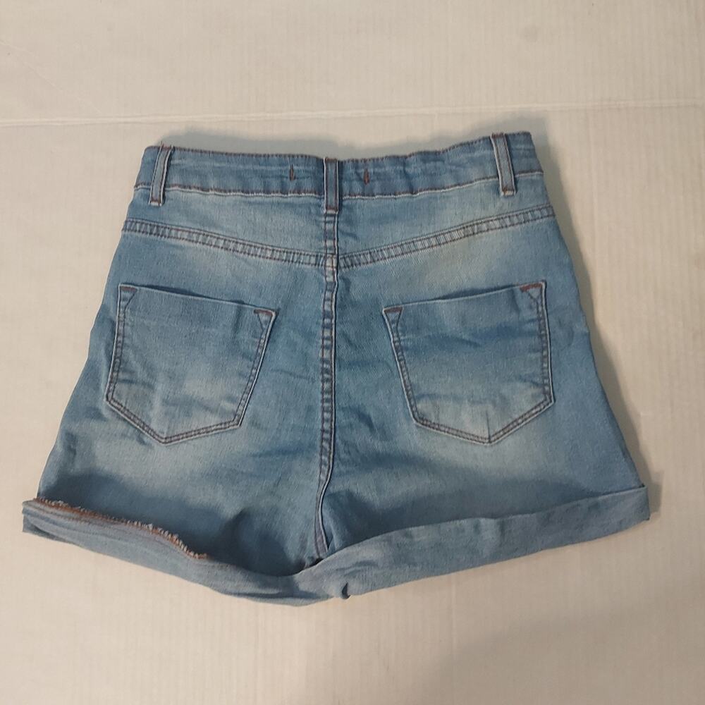 Blue Steel Original Denim Shorts Size 36 (2-4) Classic Festival Summer Rocker